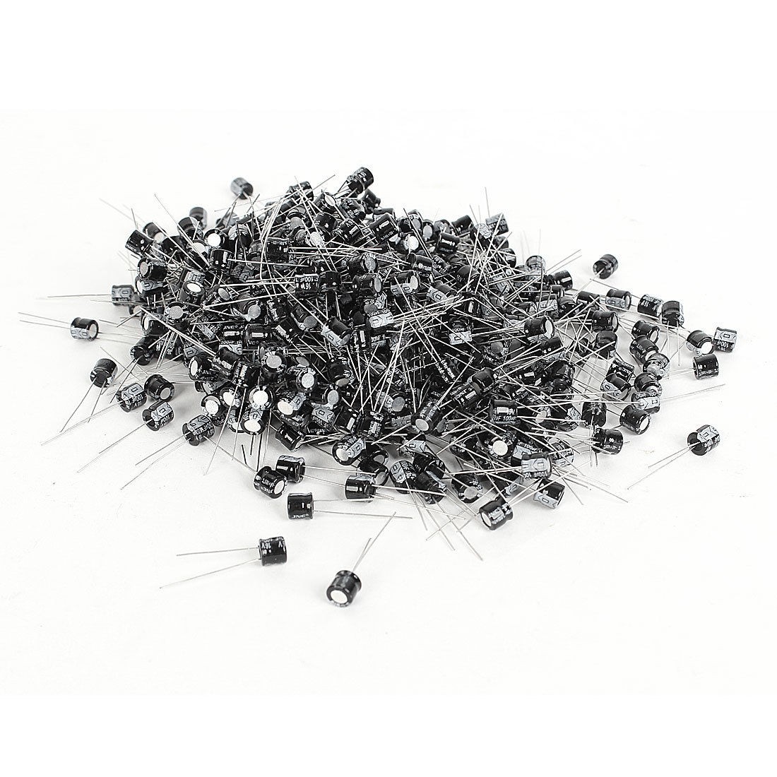 1000 Pcs 6mm x 6mm 100UF 16V Polarized Radial Electrolytic Capacitor
