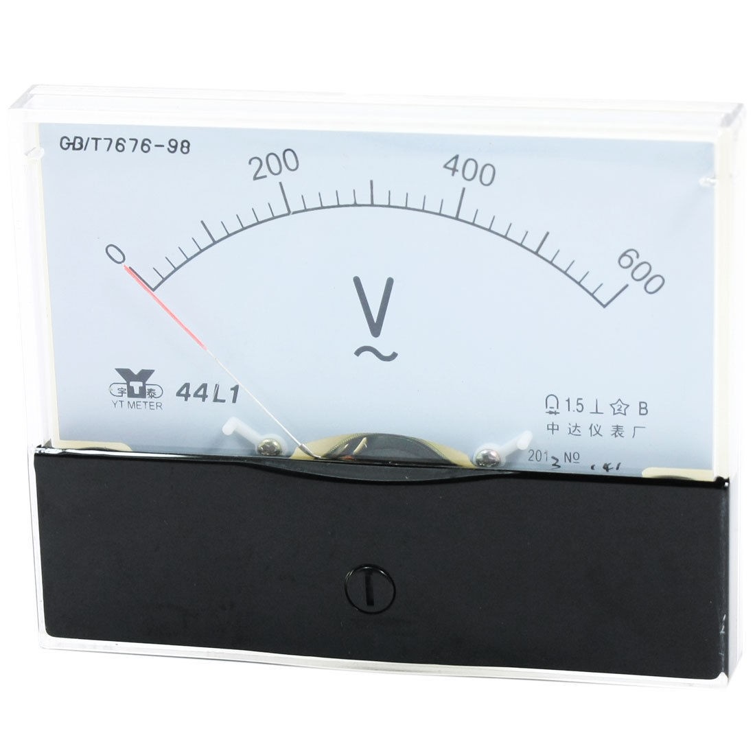 Rectangle Measurement Tool Analog Panel Voltmeter AC 0-600V Measuring Range