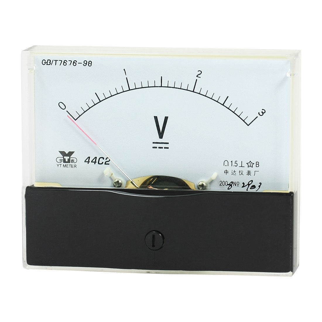Measurement Tool Analog Panel Voltmeter DC 0 - 3V Measuring Range