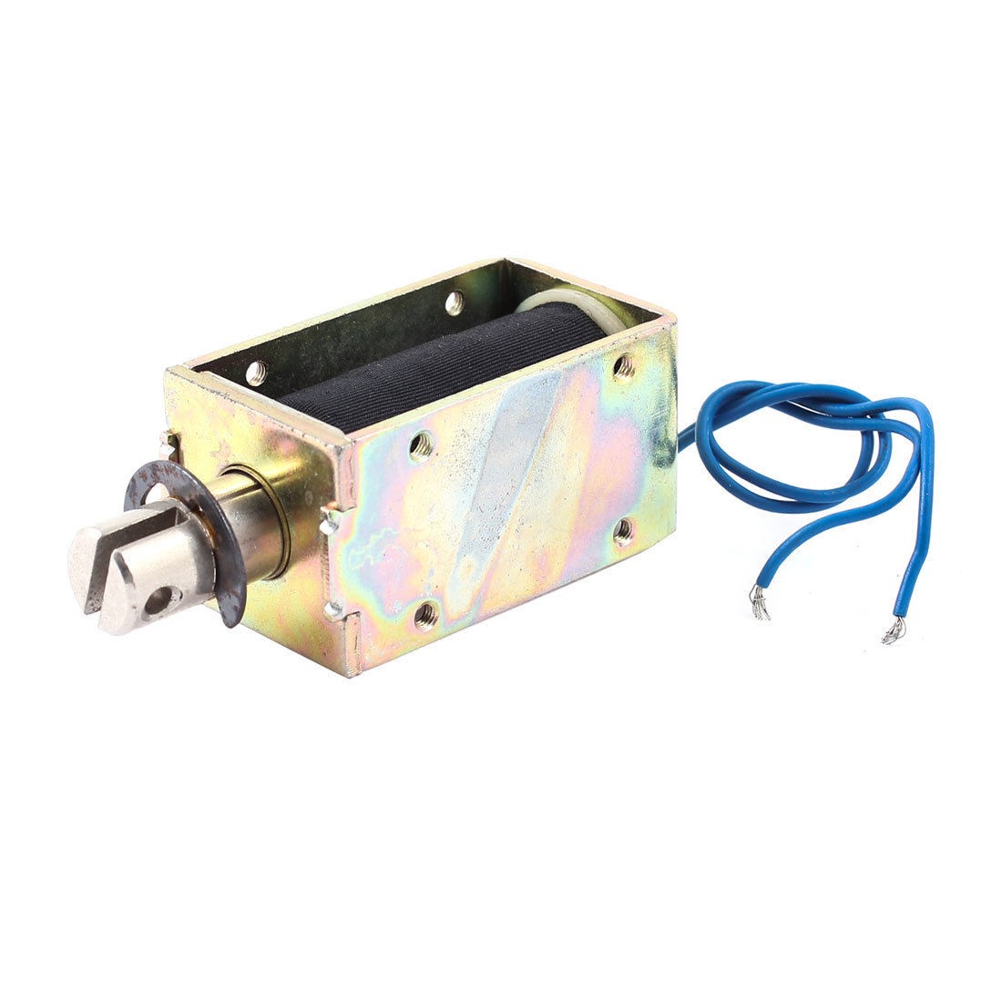 2mm/0.5Kg 12mm/0.2Kg Wired Pull Type Solenoid Electromagnet DC 24V 1.04A