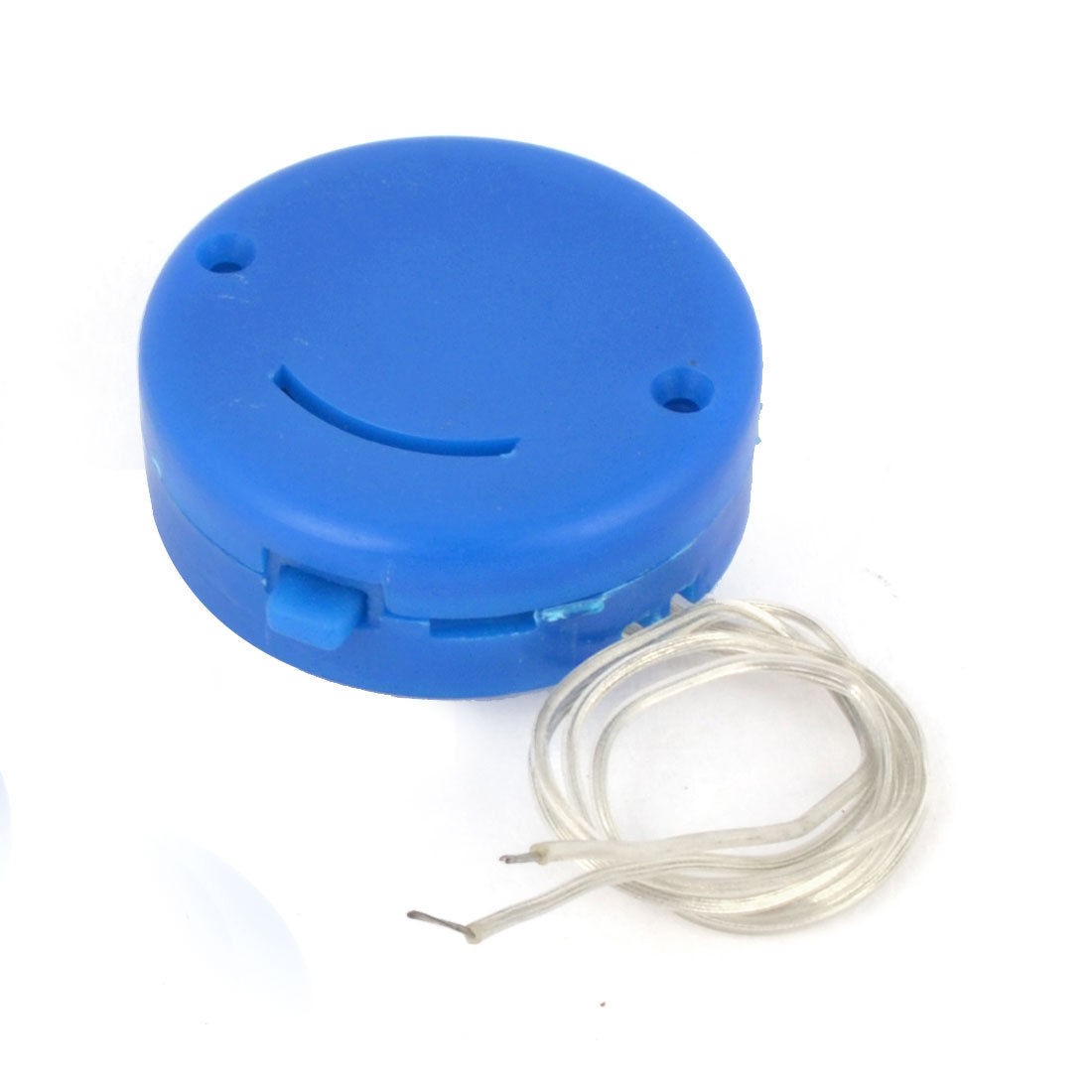 Blue Smile Face Button Cell Battery Holder for 2 x CR2032 Batteries