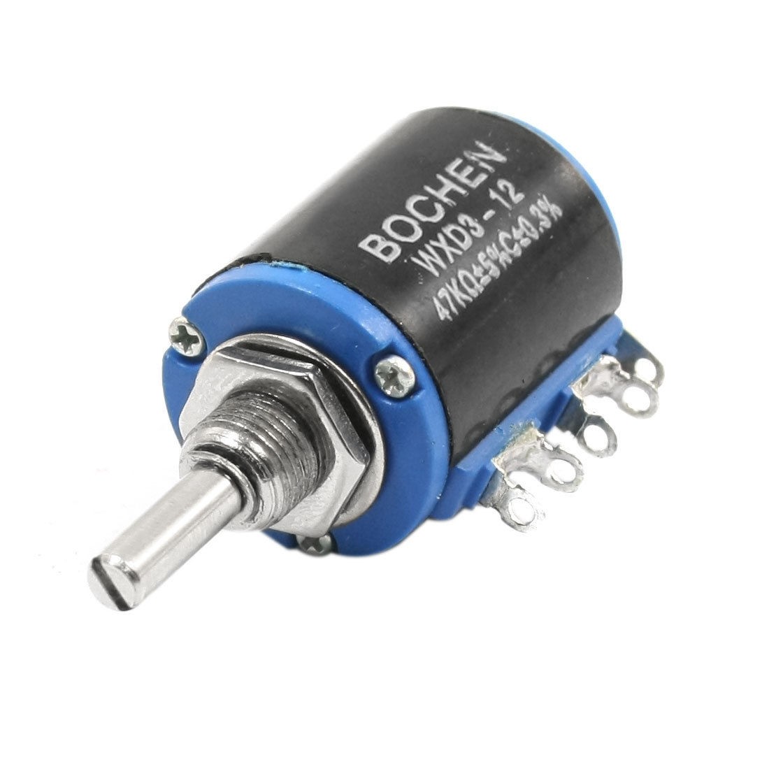 WXD3-12 2 Watt 47K Ohm 26x21mm Body Wirewound Potentiometer