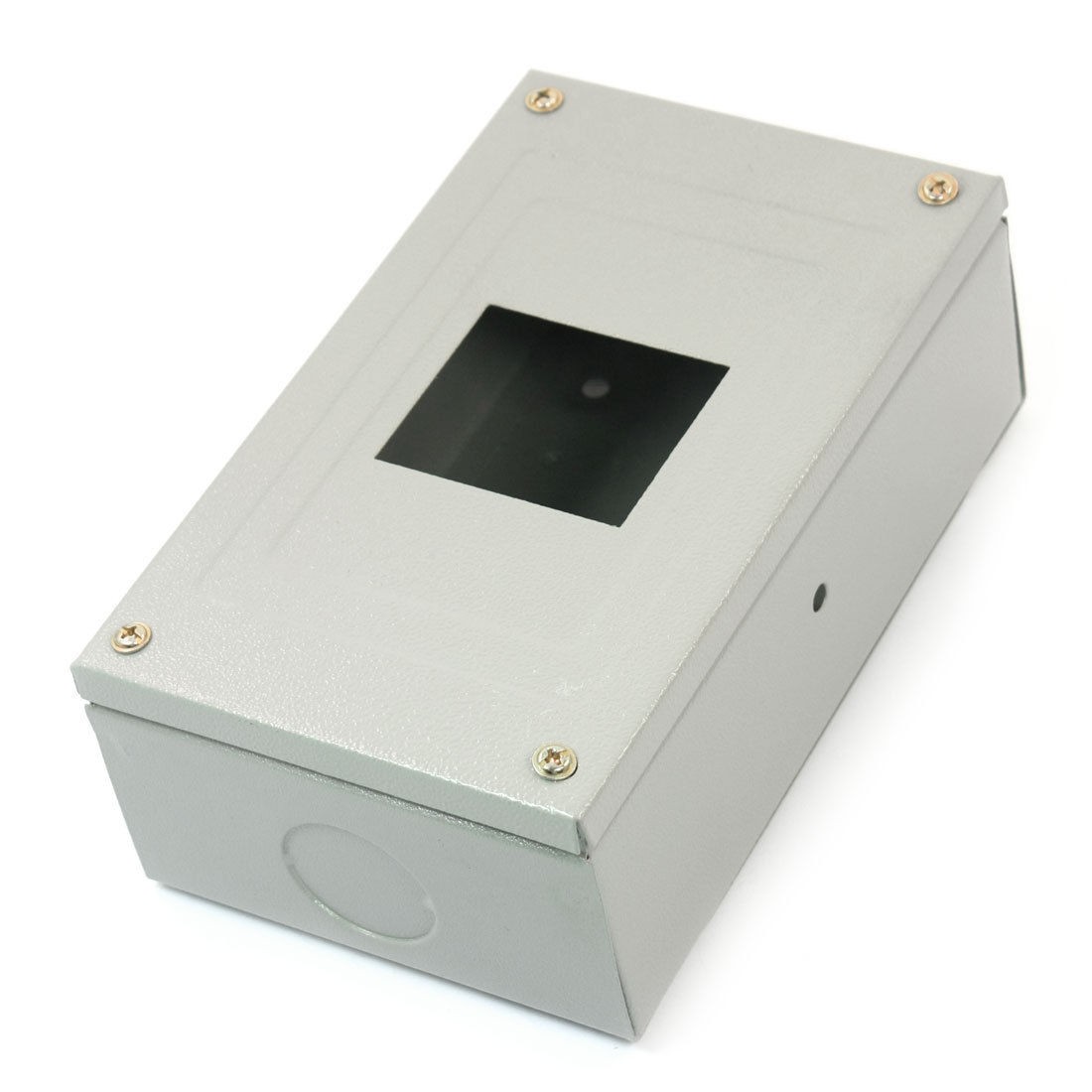 Metal 55x46mm Open Hole Electrical Power Distribution Box Guard Cover