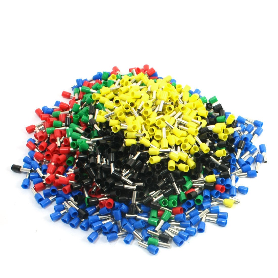 12AWG Wire E4009 Assorted Color Pre-Insulated Bootlace Ferrules Terminals 950Pcs
