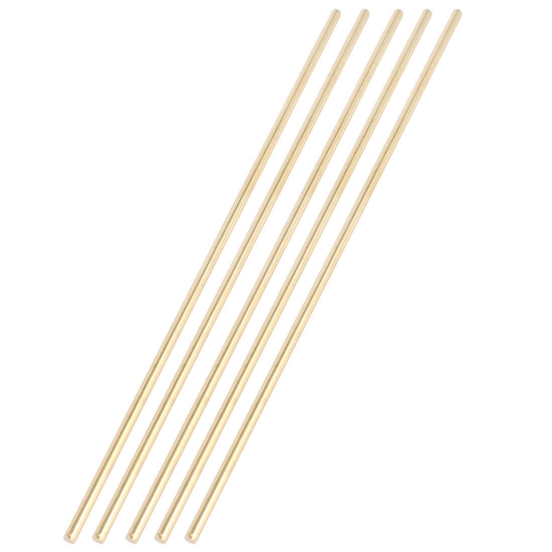 5 Pcs Car Model Toy DIY Brass Rod Axles Drill Rod Bar 3mm x 180mm