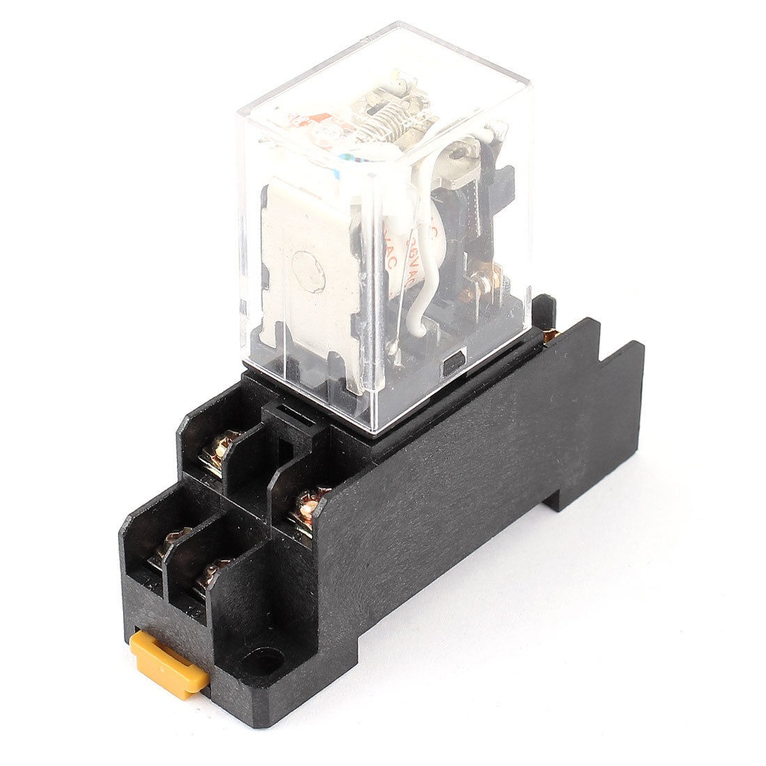 HH52PL AC36V Coil DPDT 8Pin 35mm DIN Rail Electromagneti<wbr/>c Power Relay