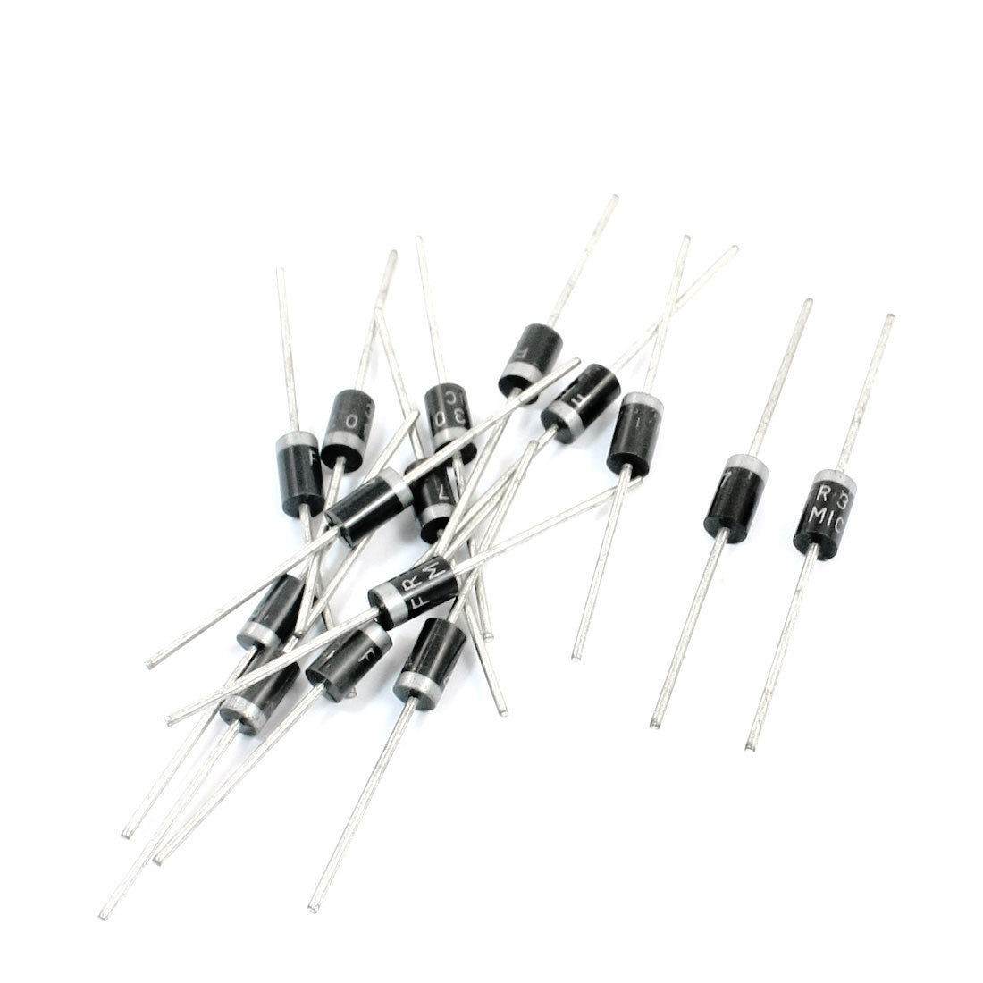 15Pcs Axial Leaded Low Drop FR307 3A 1000V Fast Recovery Rectifier