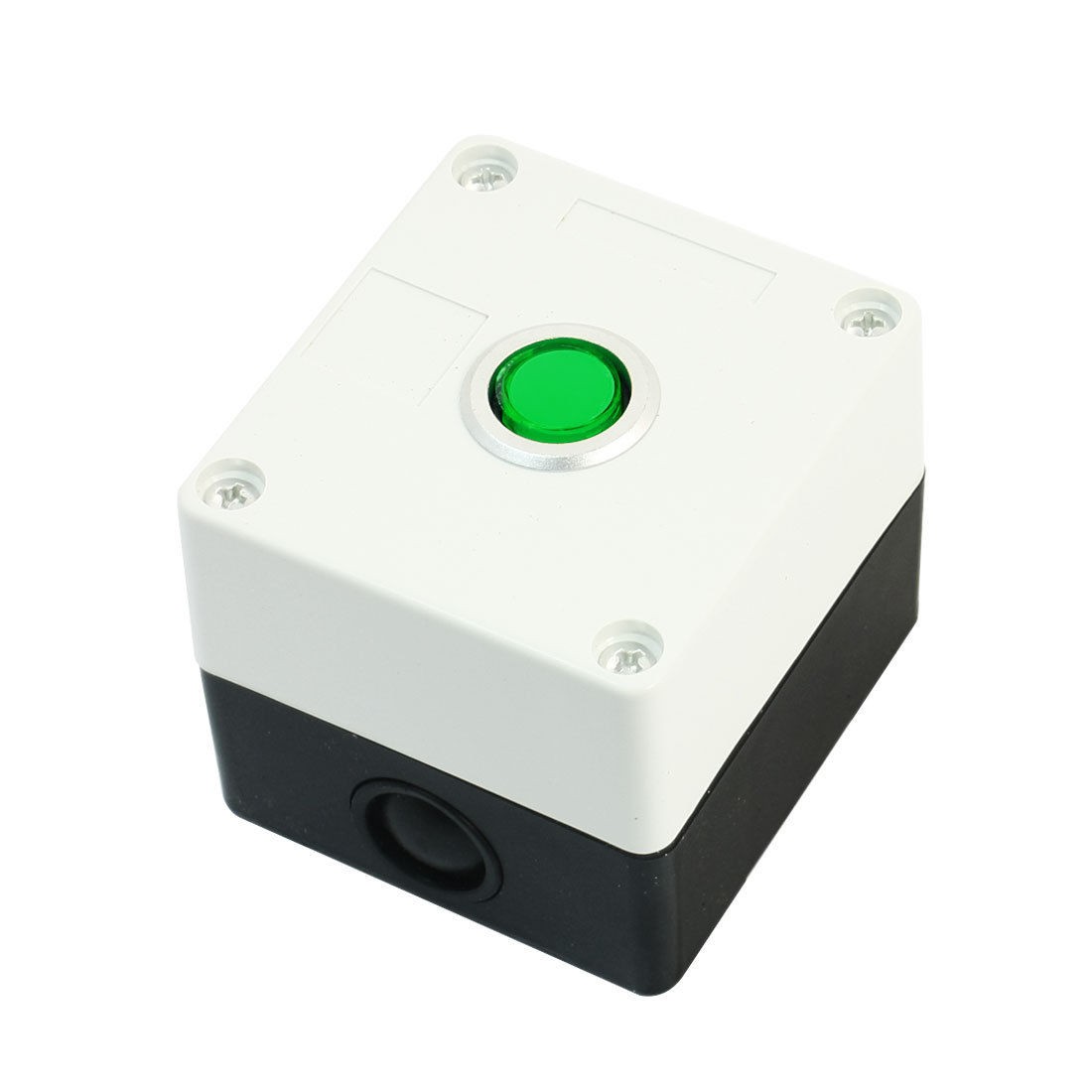 12V 15mm Dia Green Signal Indicator Light Pilot Lamp Control Station Box