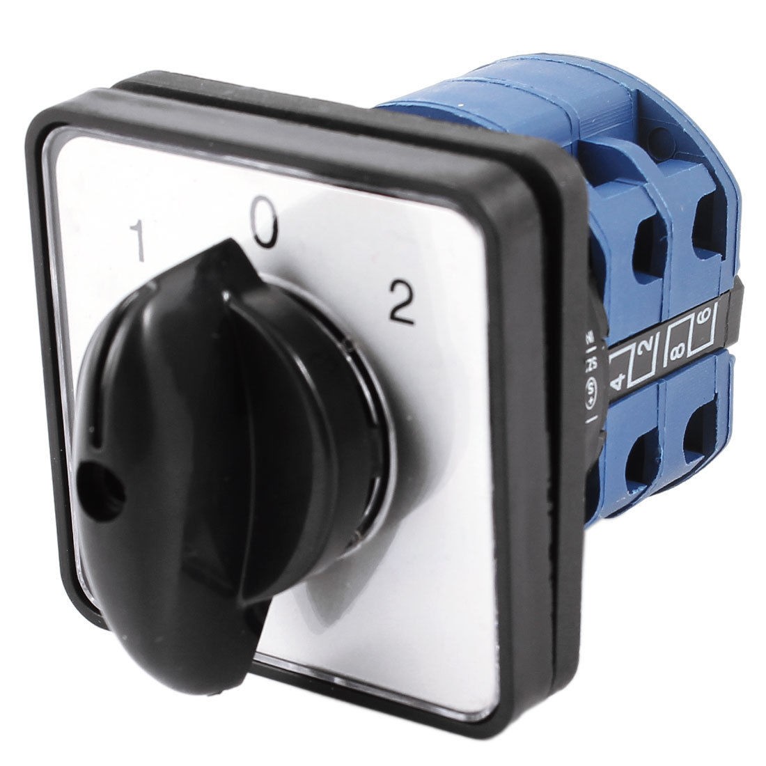 ON/OFF/ON 3-Positions Changeover Rotary Cam Latching Universal Switch AC660V 12A