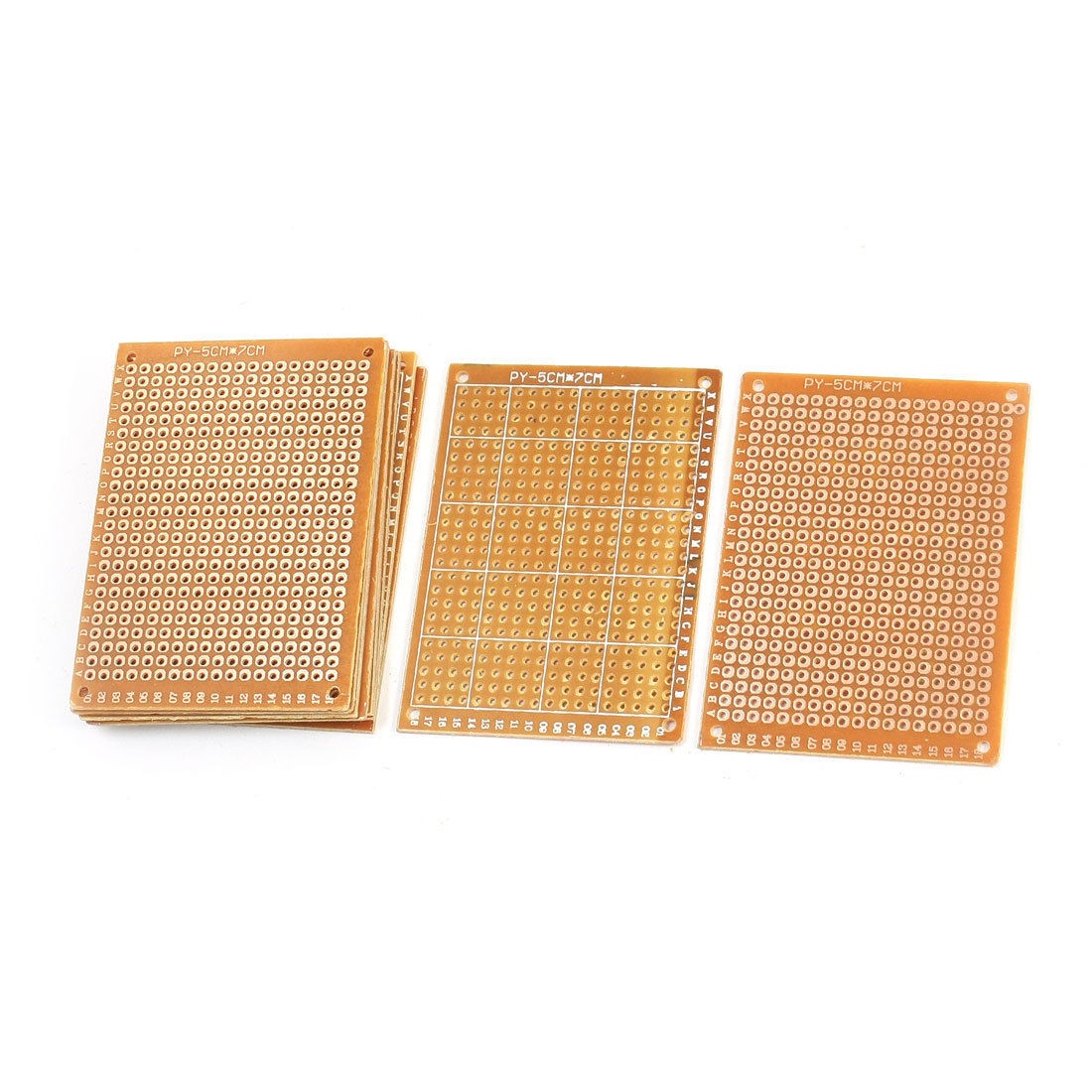 10Pcs Baklite Copper Plated Prototype PCB Board Board Veroboard 7cmx5cm