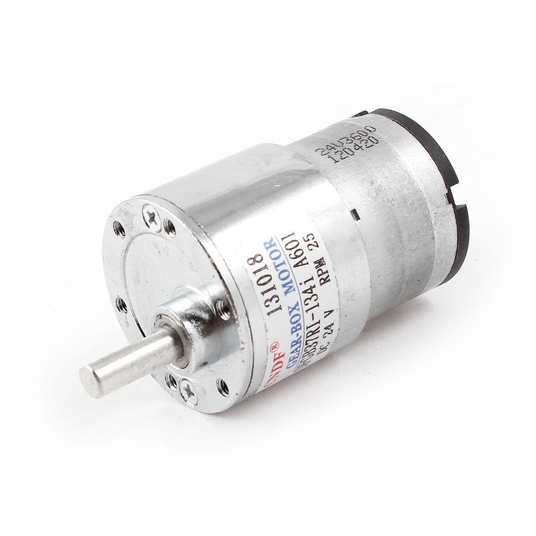 6mm Shaft 25RPM Output Speed 24V Reduce DC Magnetic Geared Motor
