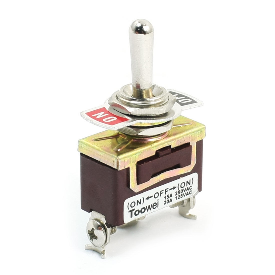 Electric Parts SPDT ON-OFF-ON 3 Screw Terminals Toggle Switch AC 125V 20A T701RW