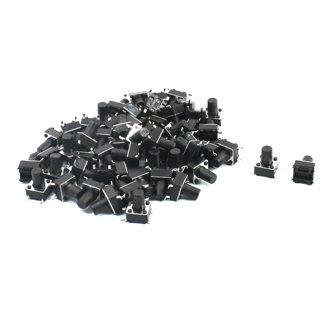 55Pcs Momentary Tact Tactile Push Button Switch 6x6x8.5mm 4-pin SMD