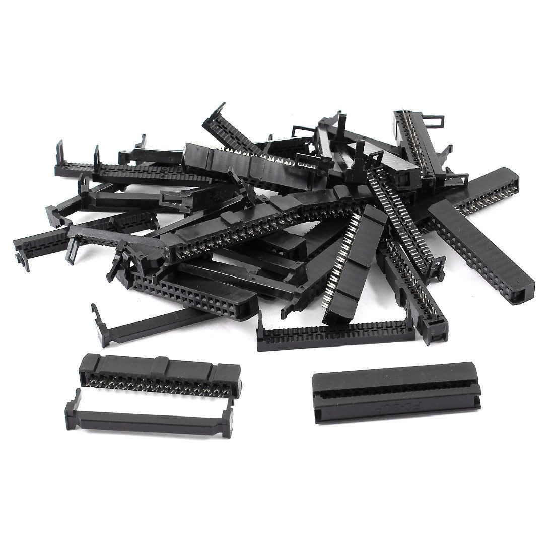 15 Pcs IDC Cable Connector FC 30P 30pin Female Header 2 54mm Pitch