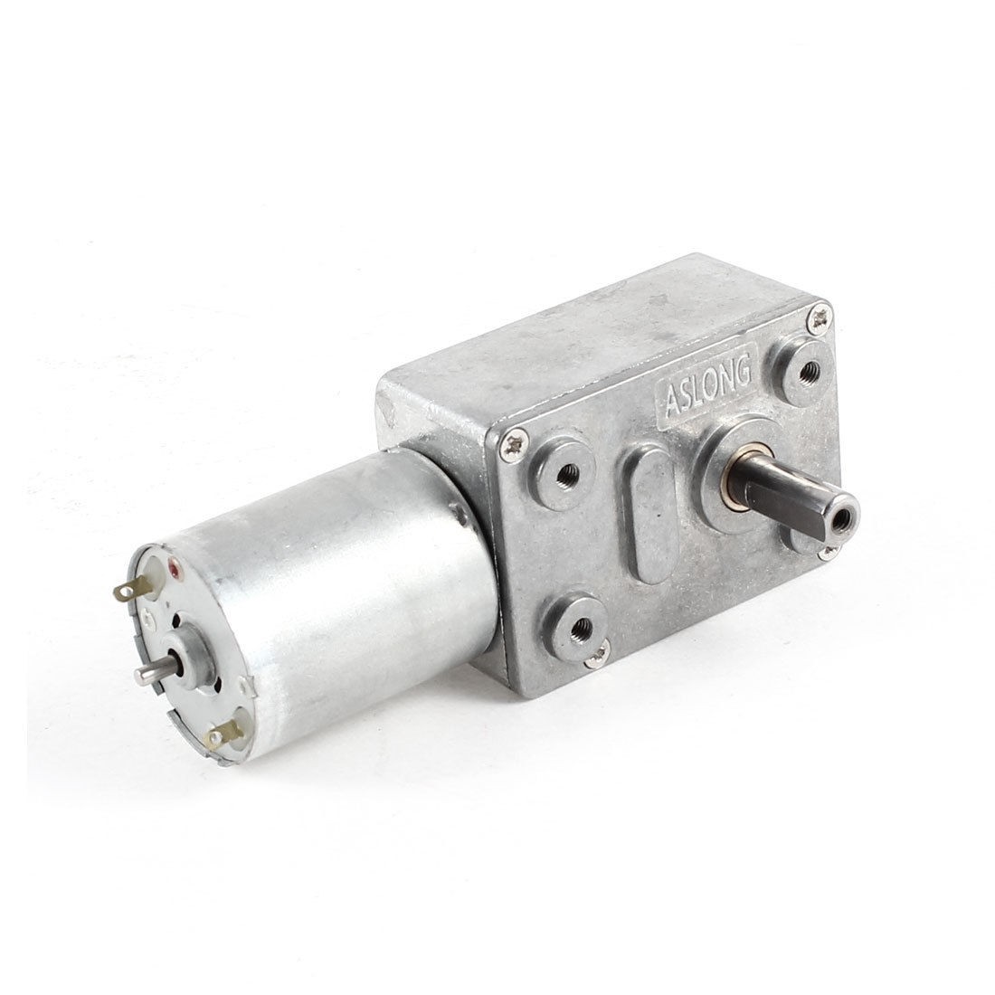 DC 12V 12RPM 2mm Diameter Shaft Rectangle Gearbox Speed Reduction Electric Motor