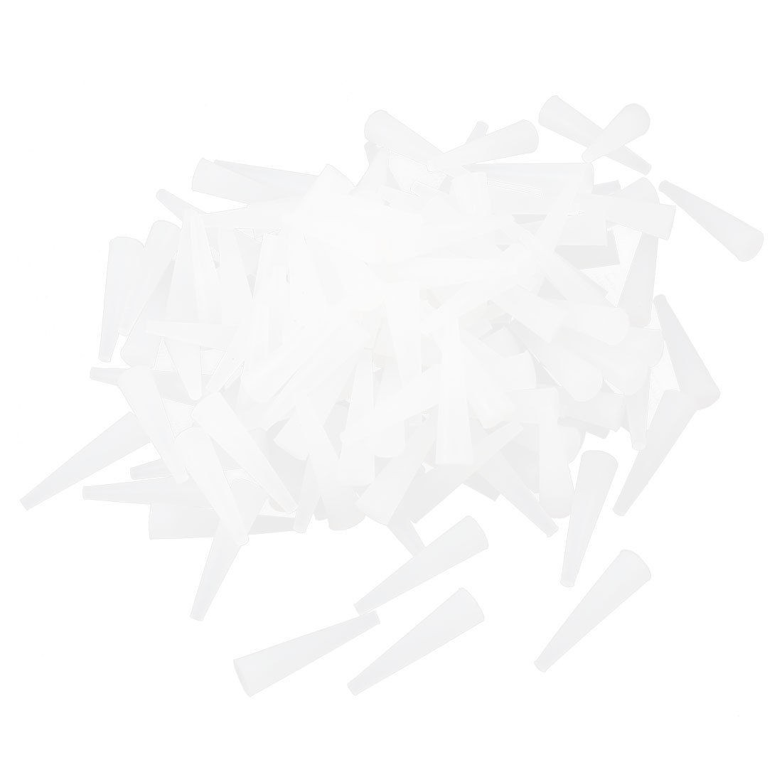 200 Pcs 3mm Bottom Dia Powder Coating Paint Tapered Stopper Plug Cap