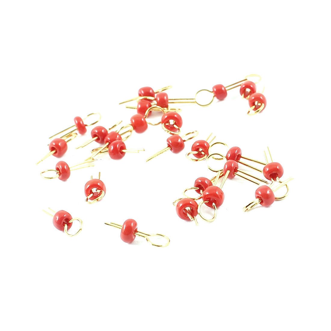 25 x PCB Board Breadboard DIY Electronic Test Endpoint Pin Red