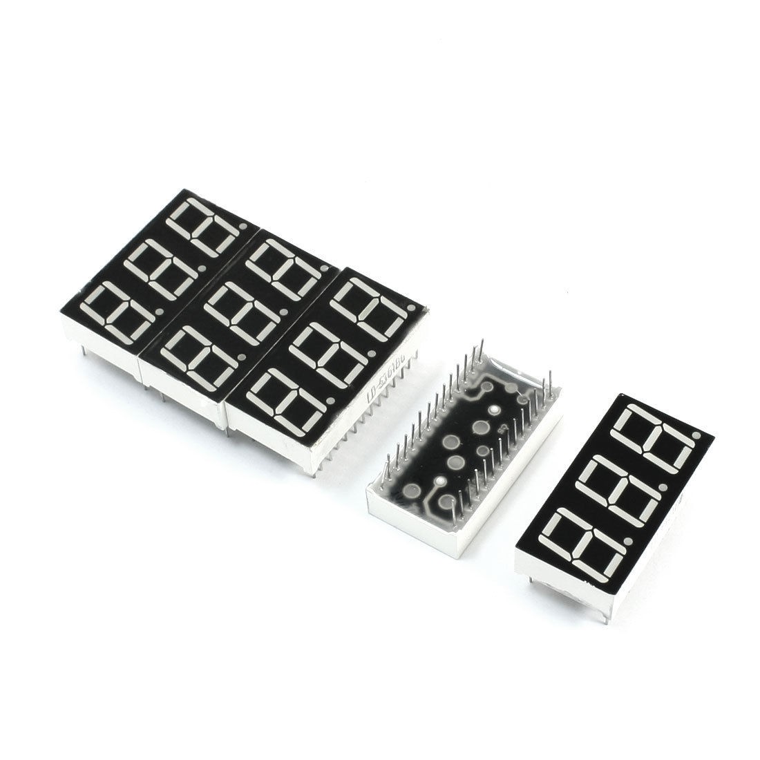 5PCS Common Anode DIP 28Pin 3 Bit Green LED Numeric Digital Tube 38mmx19mm