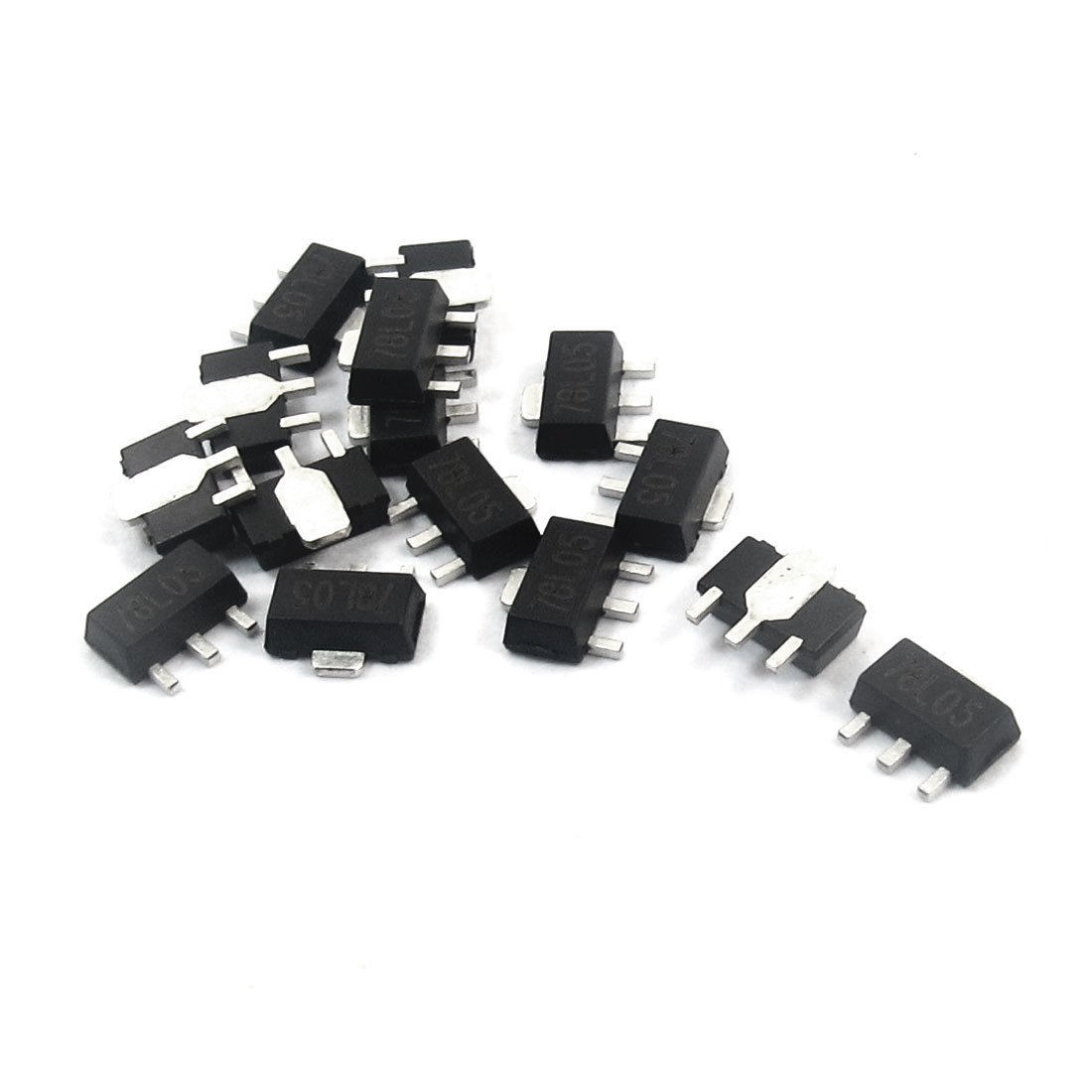 15 Pcs LM78L05 SOT-89 5V 100mA SMD SCR Zener Diode Voltage Stabilizer