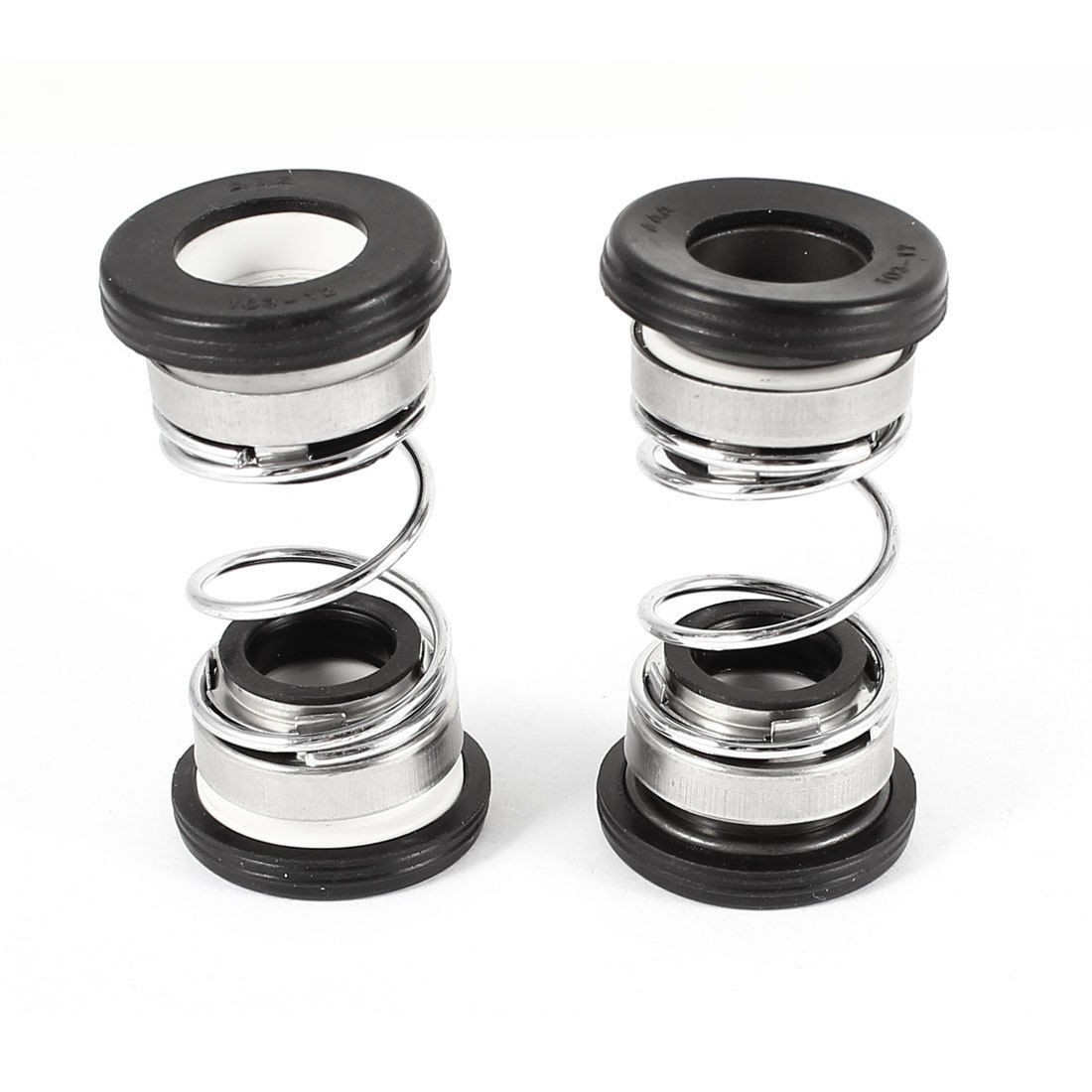 Water Pump Ceramic Ring 12mm Internal Dia Shaft Mechanical Seal 2 Pcs