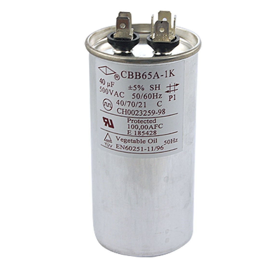 Air Conditioner Motor Polypropylene Film Capacitor 40uF Fqhcm
