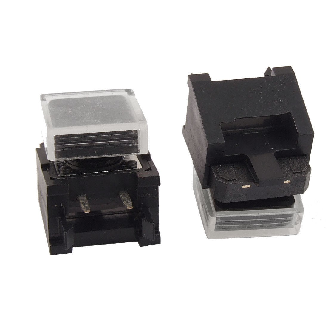 10x Momentary Tact Tactile Push Button Switch Right Angle 12 x 12mm x 14mm w Cap