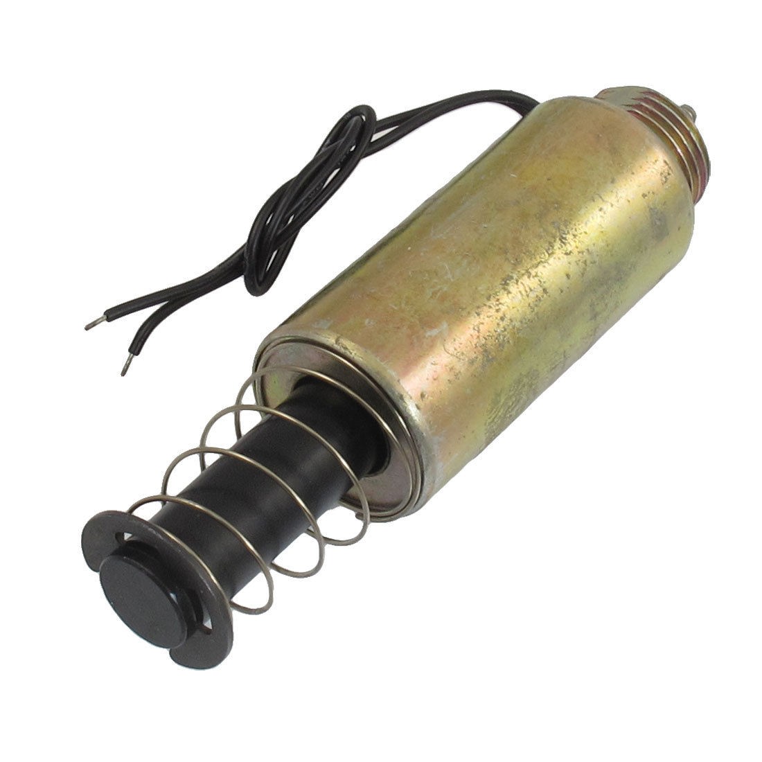 DC 24V 1.2A 18mm Stroke 0.3kg Force Push Type Tubular Solenoid Electromagnet