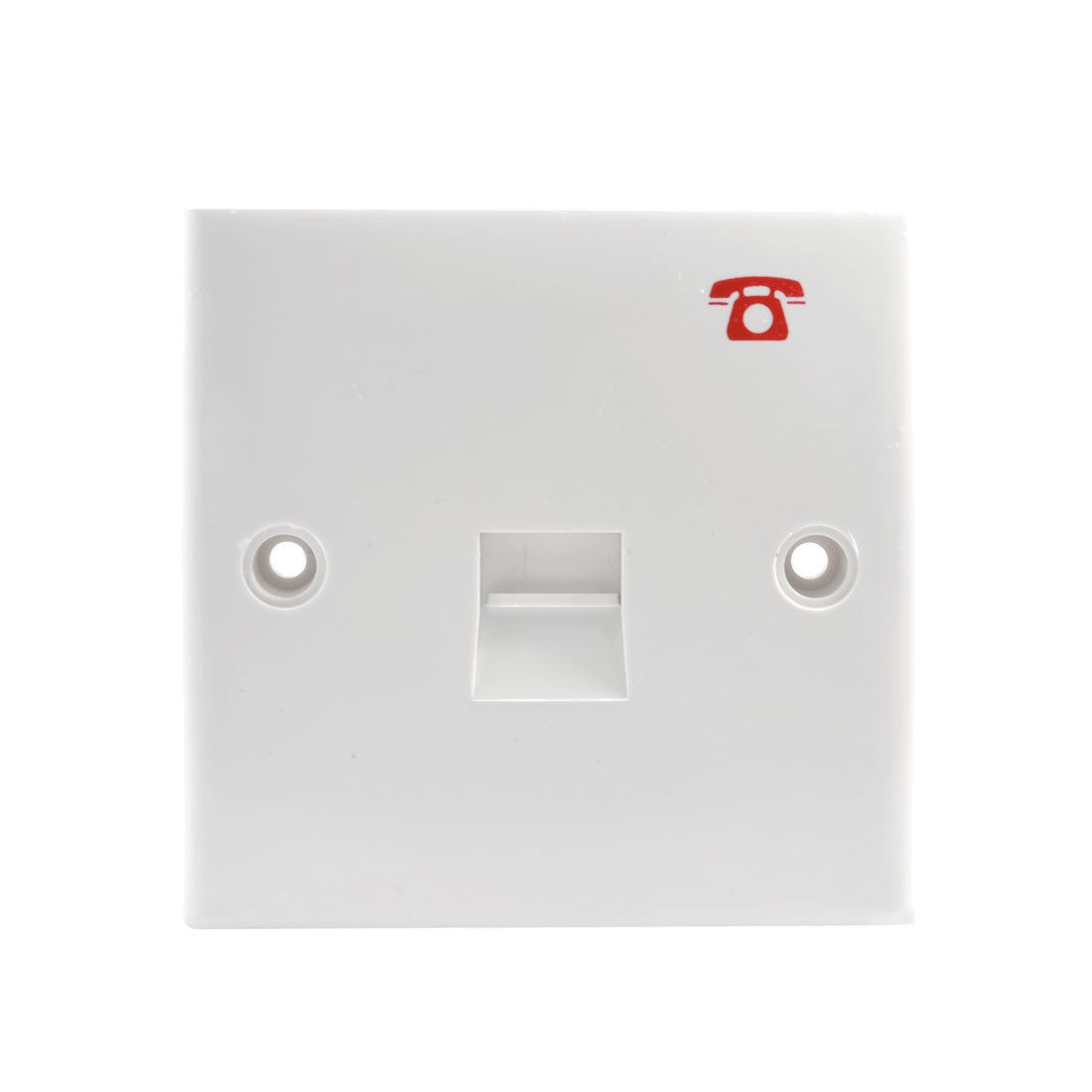 6P4C 4 Pin RJ11 Plug Telephone Wall Mount Plate Socket