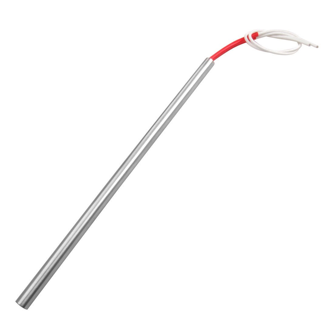 10.2" White Two Wire 10mm x 250mm Heating Element Cartridge Heater 220V 600V