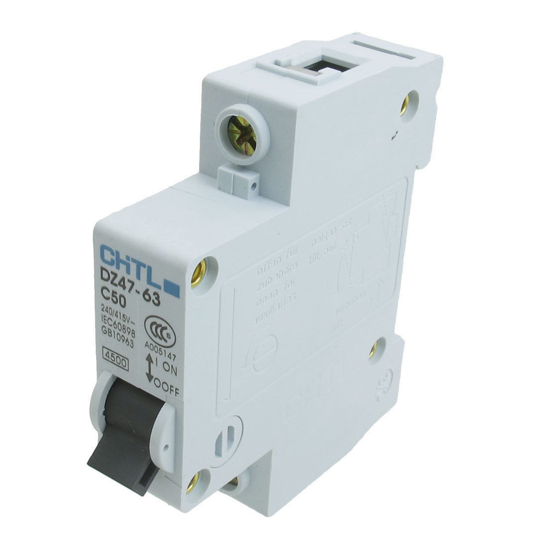 AC 240/415V Rated Current 50A Single Pole Miniature Circuit Breaker
