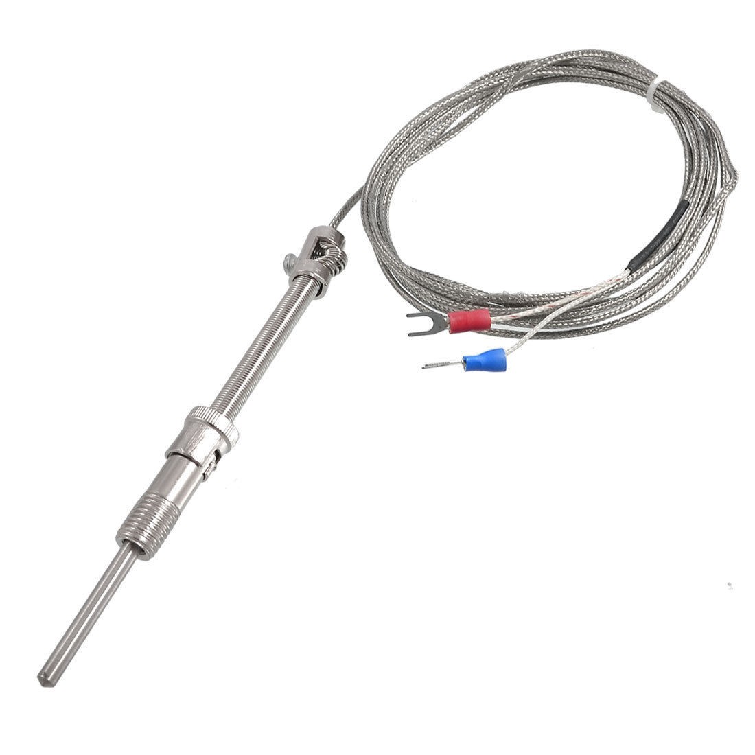 0-800 Celsius Compression Spring Thermocouple Temperature Probe K Type 2.8M