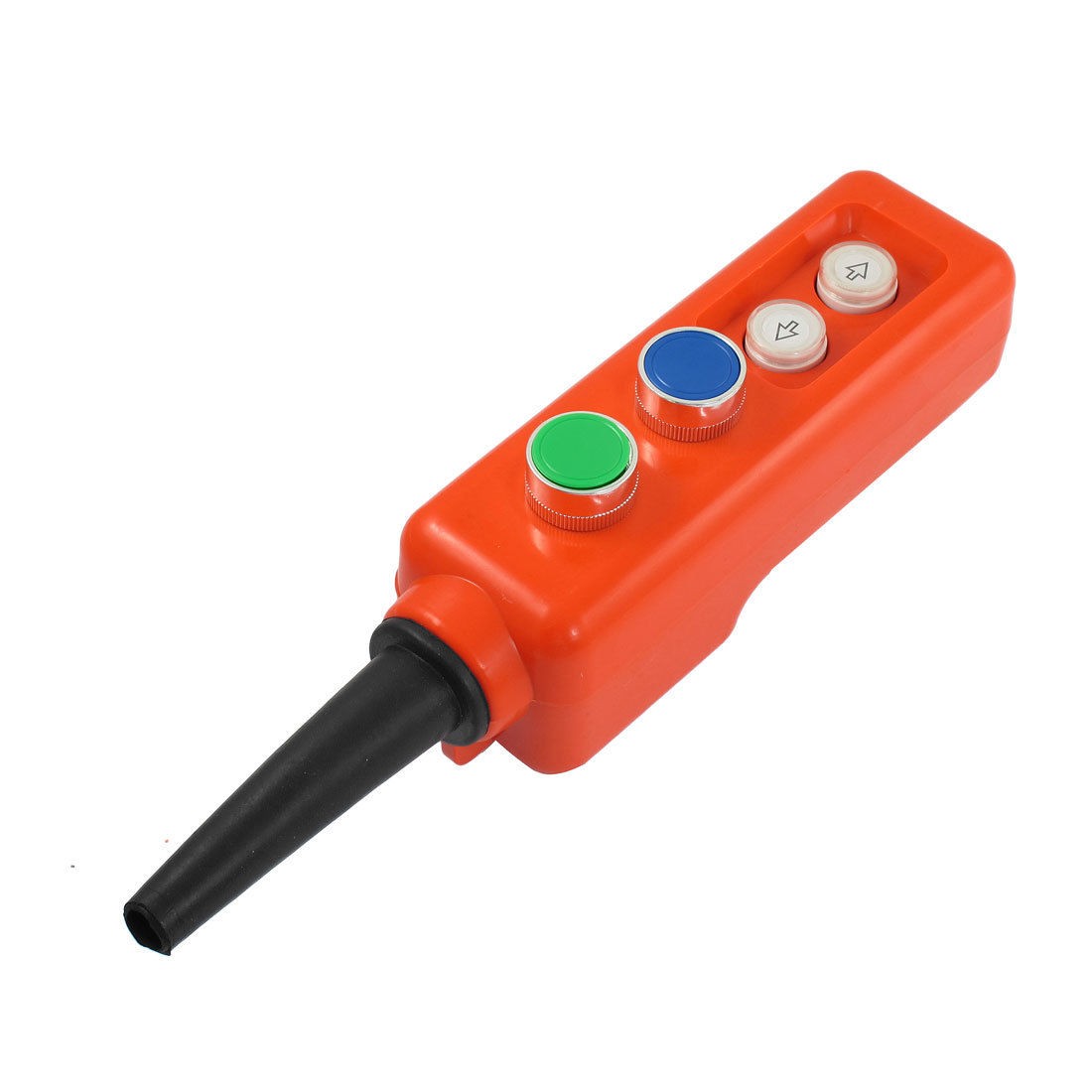 Hoist Green Blue Cap 1NO 1NC Momentary Crane Pushbutton Switch 660V 10A