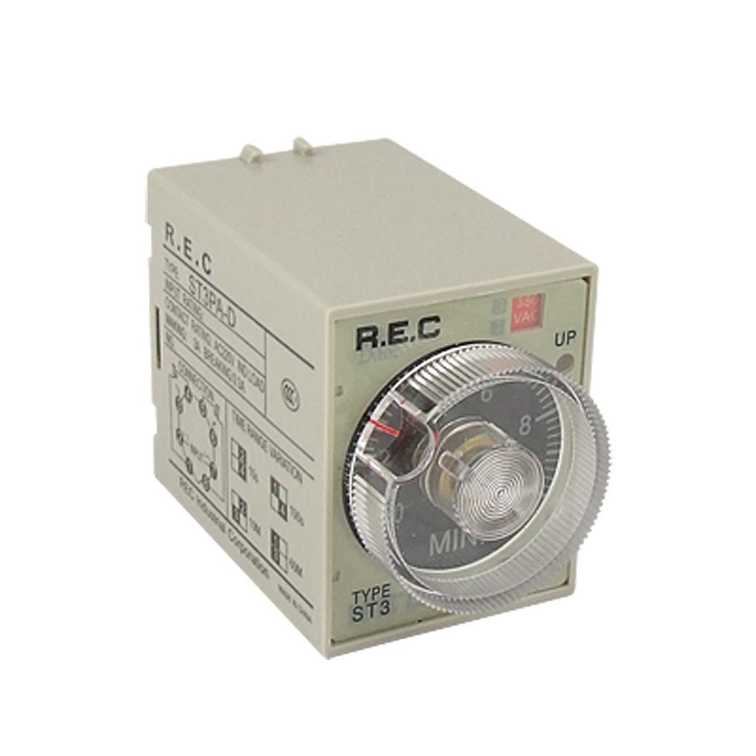 ST3PA-D AC 380V 0-10 Minute Power ON Delay Time Relay 8 Pin DPDT