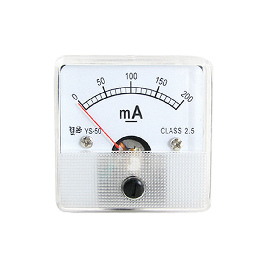 Class 2.5 DC 0-200mA Analog Ampere Meter Measuring Head