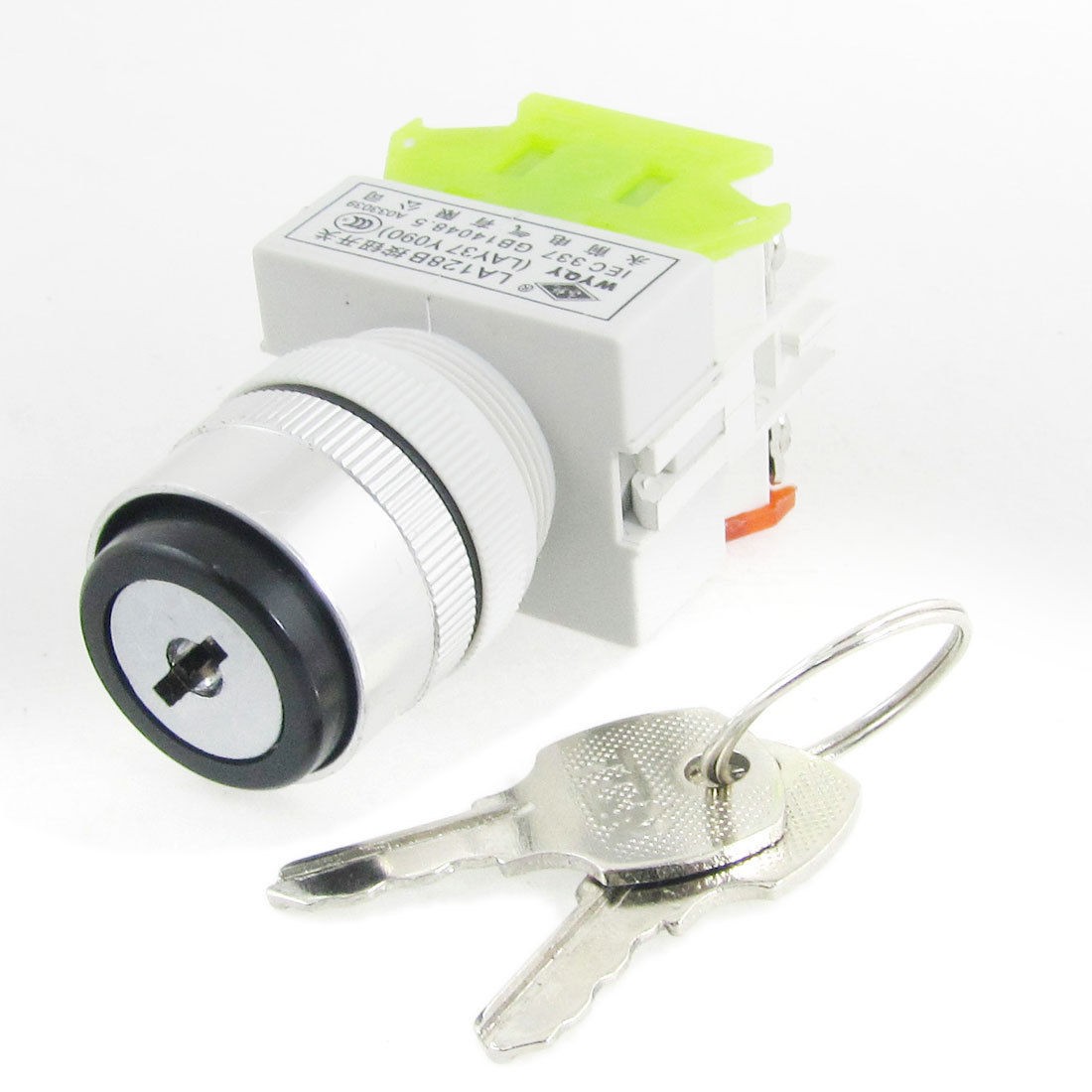 Selector Key Switch Security Lock Keyed Power Ignition 1 NO 1 NC 10A 660V AC