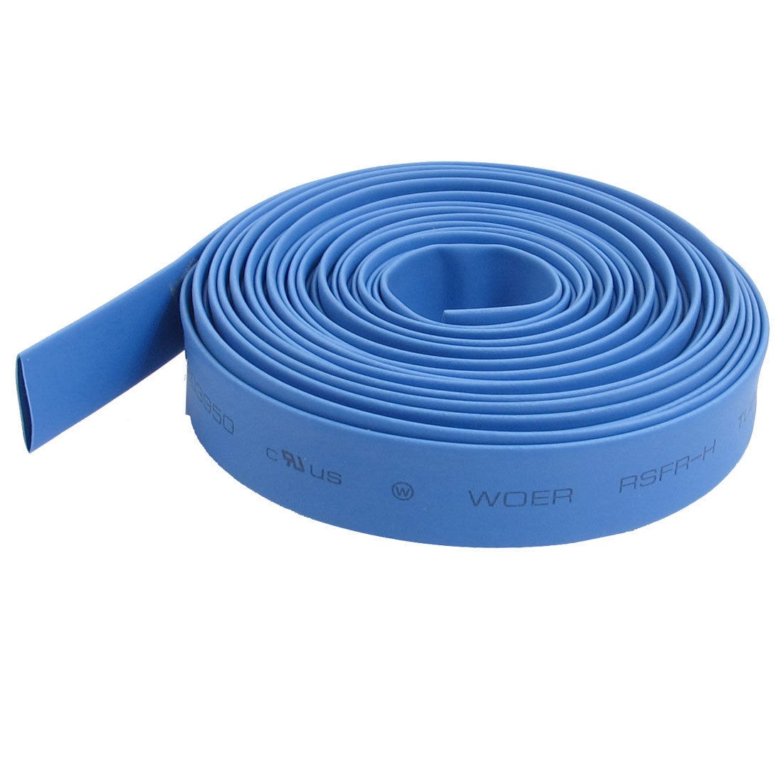 4M 13.1 Ft Long 7mm Dia. Blue Polyolefin Heat Shrinkable Tube