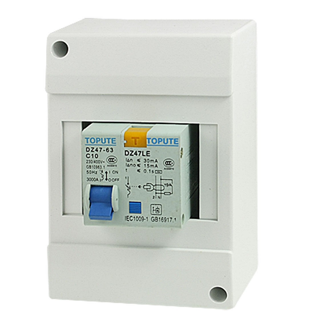 Leakage Protection 1 Pole AC 230/400V 10A Covered Mini Circuit Breaker