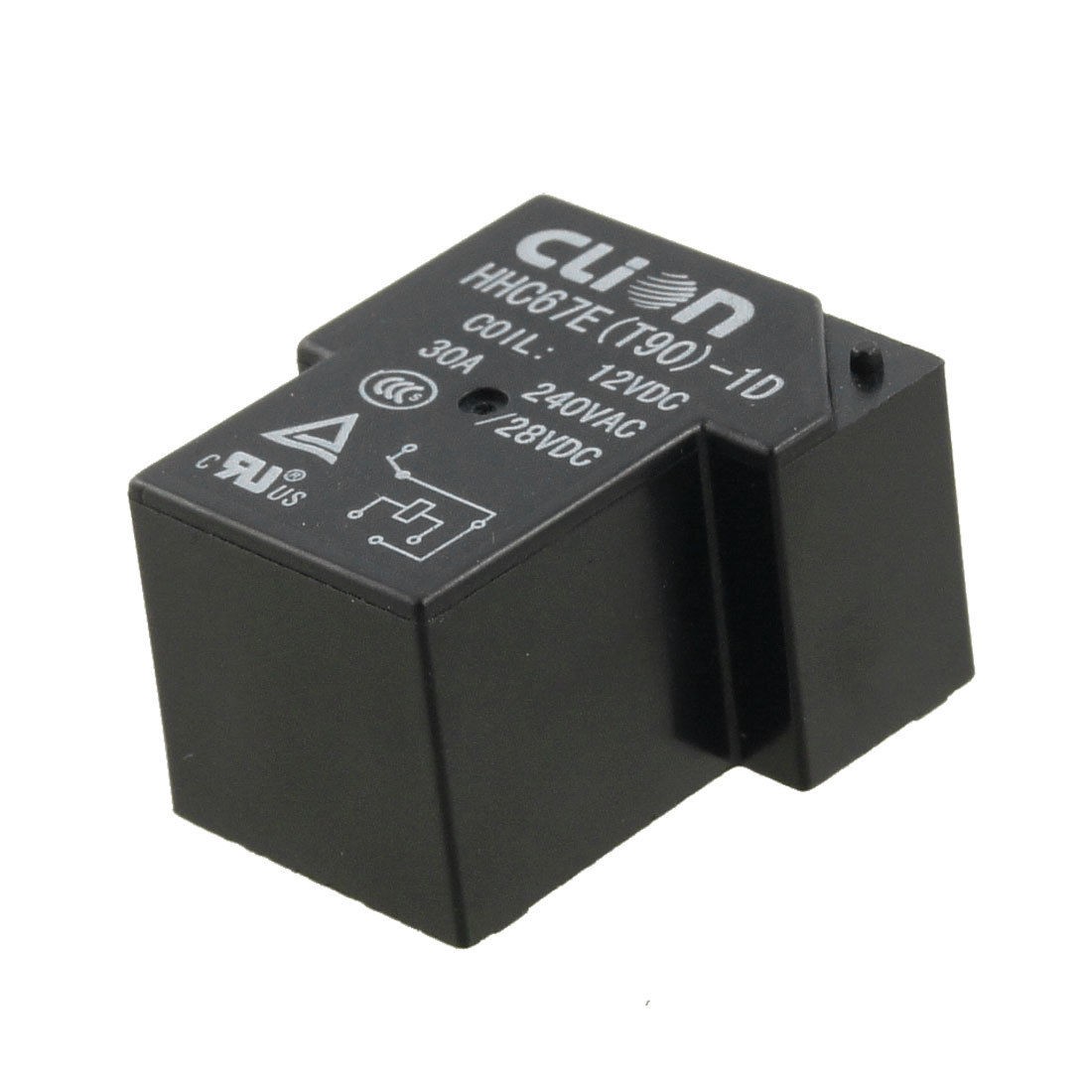 DC 12V Coil SPDT 5 Pin 30A Mini Power Relays PCB Type HHC67E-1D(T90)
