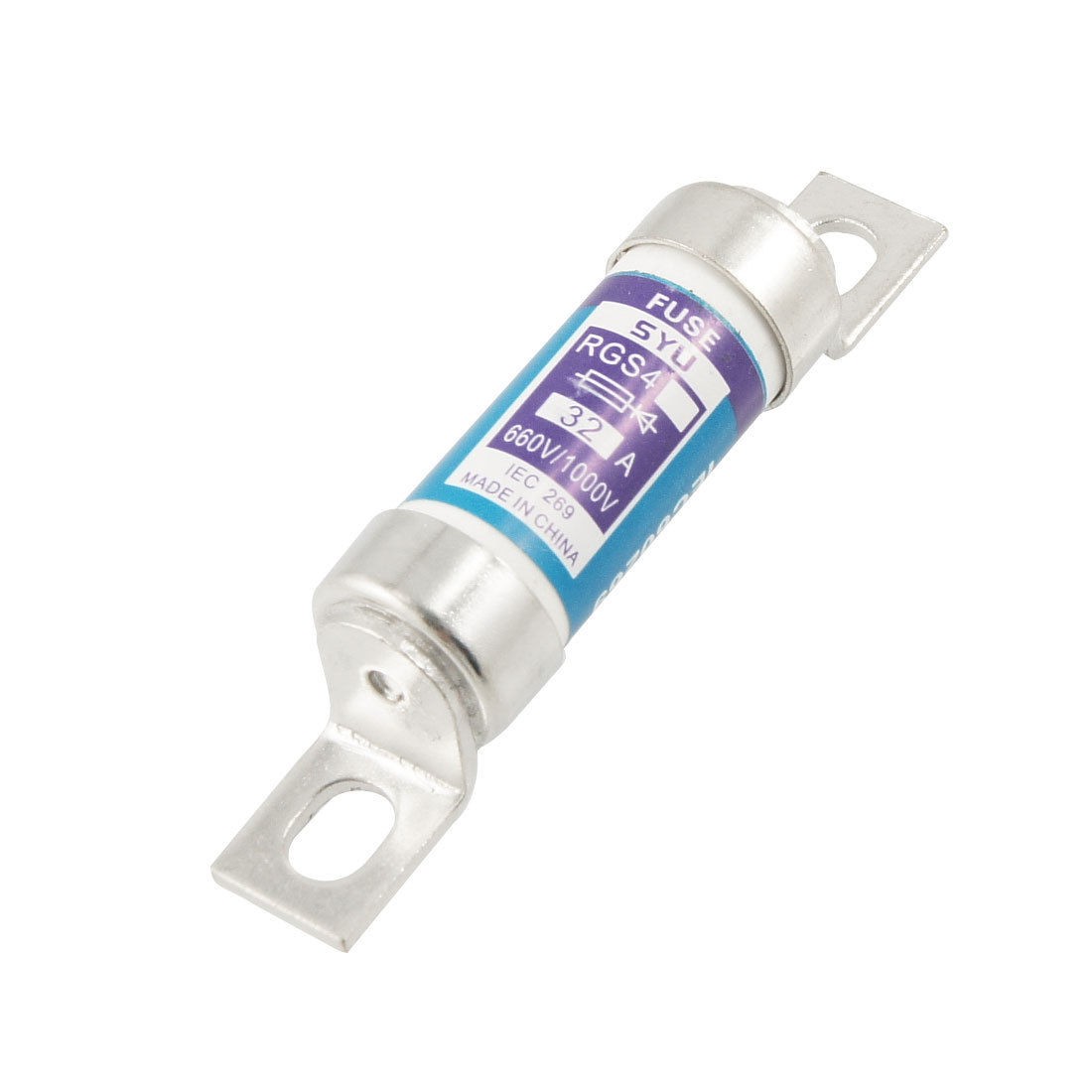RGS4 660V 32A Blue Cylinder Circuit Ceramic Fast Blow Fuse Link