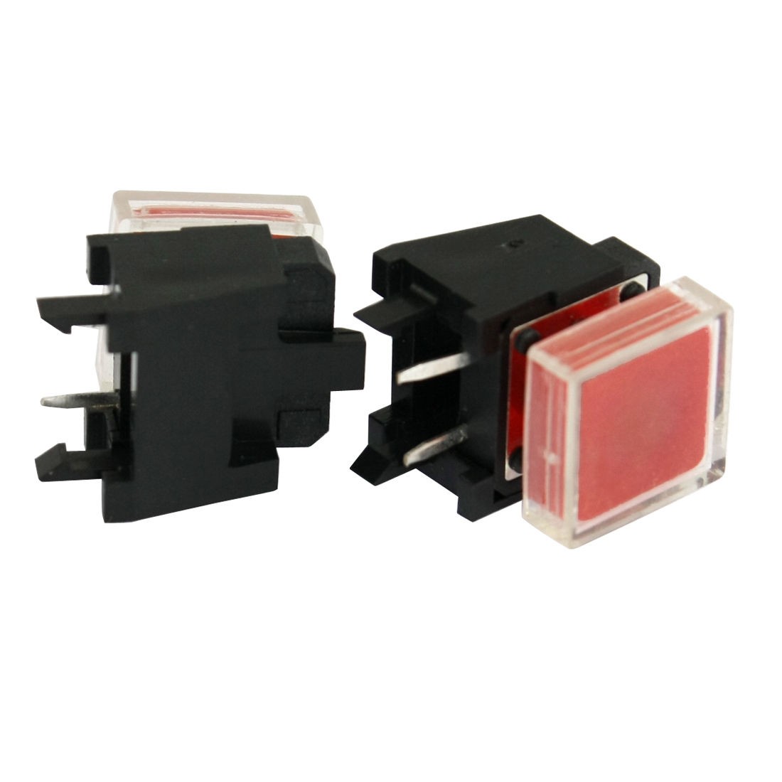 5x Momentary Tact Tactile Push Button Switch Right Angle 12 x 12mm x 15mm + Cap