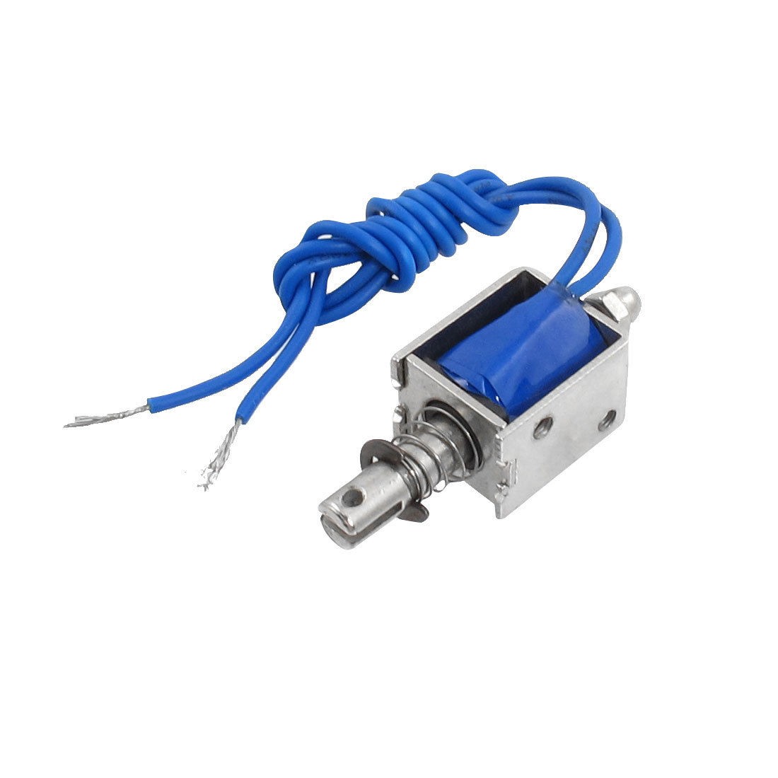 0.04Kg Force Open Frame Push Linear Solenoid Electromagnet DC 24V 500mA