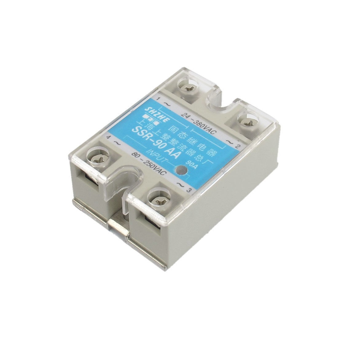 SSR-90AA AC to AC Covered Solid State Module Relay AC 80-250V AC 24-380V
