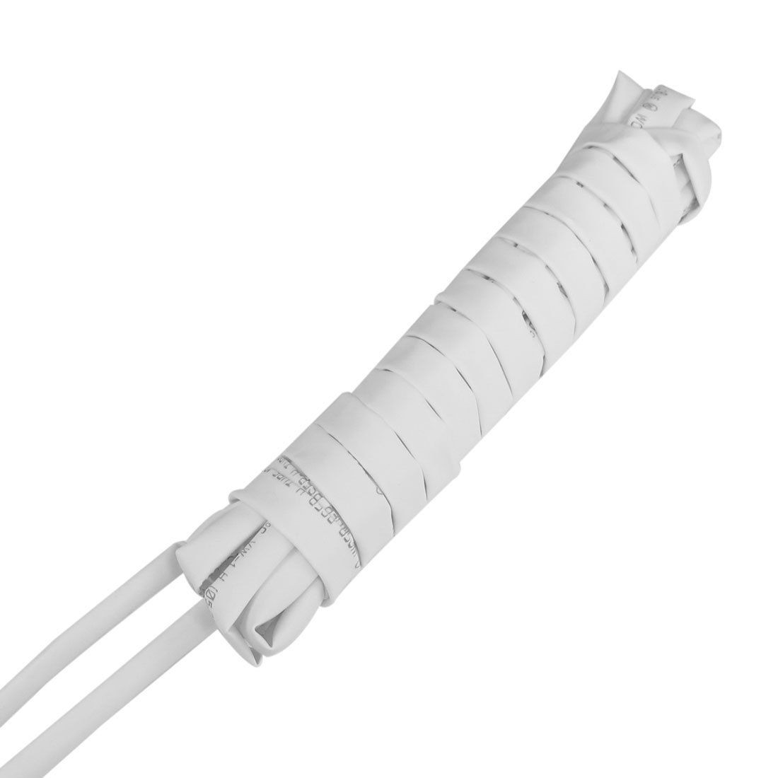5mm Dia White Polyolefin Heat Shrinkable Tube 4M 13.1Ft