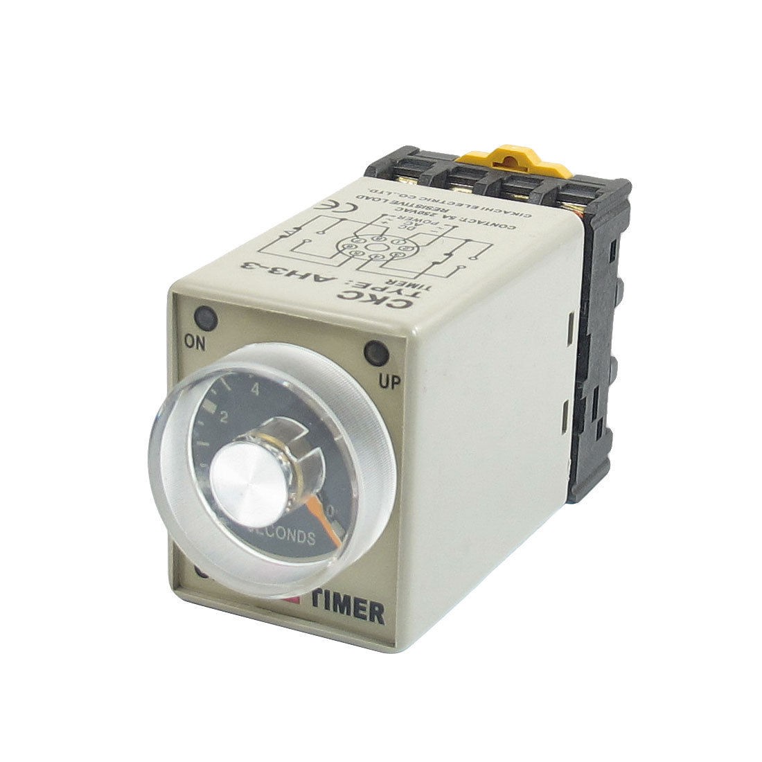 AH3-3 24VDC Power On 0-10s 10 Second Delay Timer Time Relay + Socket