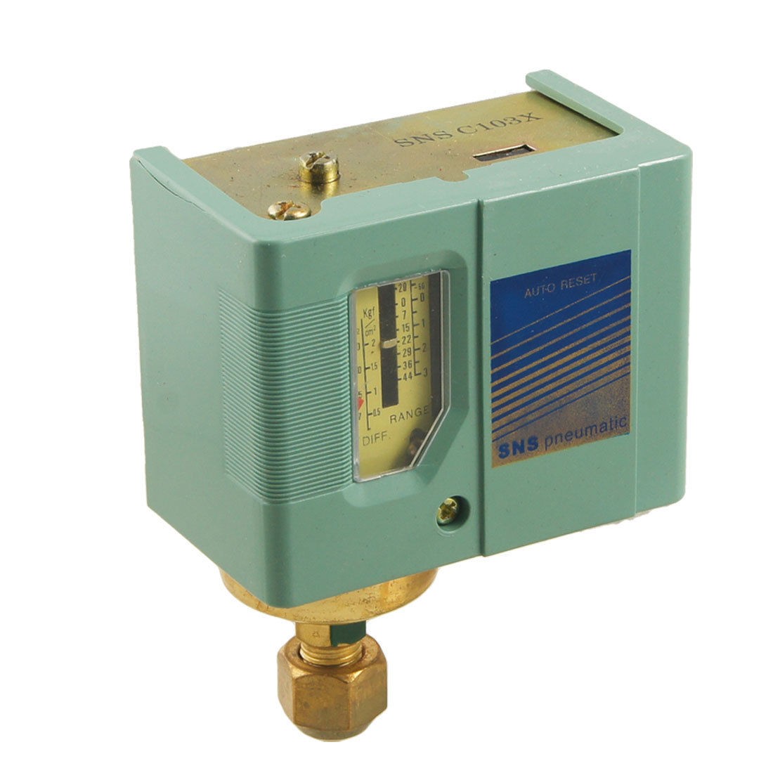 Refrigeration Air Water Compressor Pressure Switch Control Valve 10-40PSI 1-Port