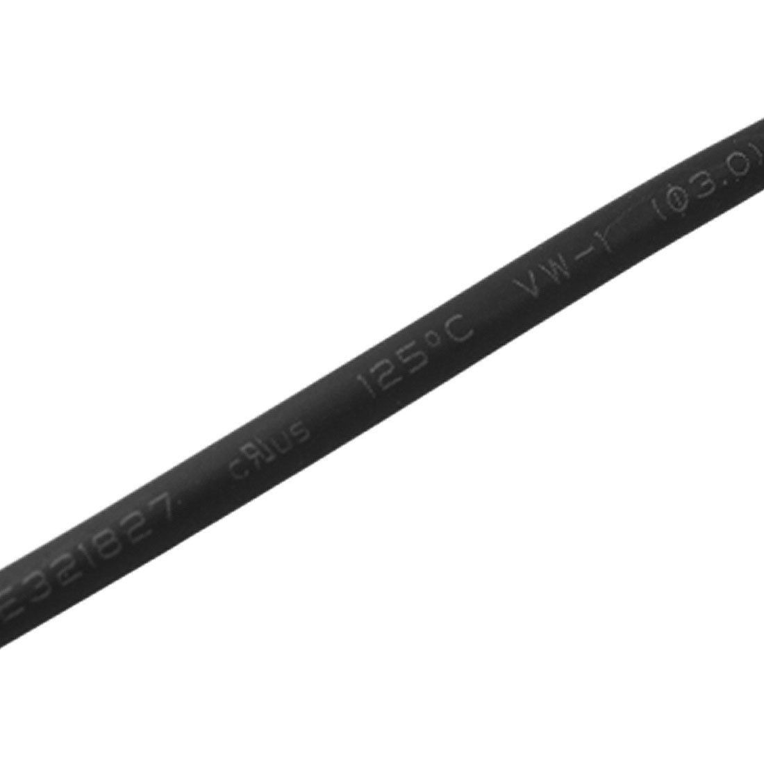3mm Black Polyolefin Insulation Heat Shrink Tubing 6M 19.7ft