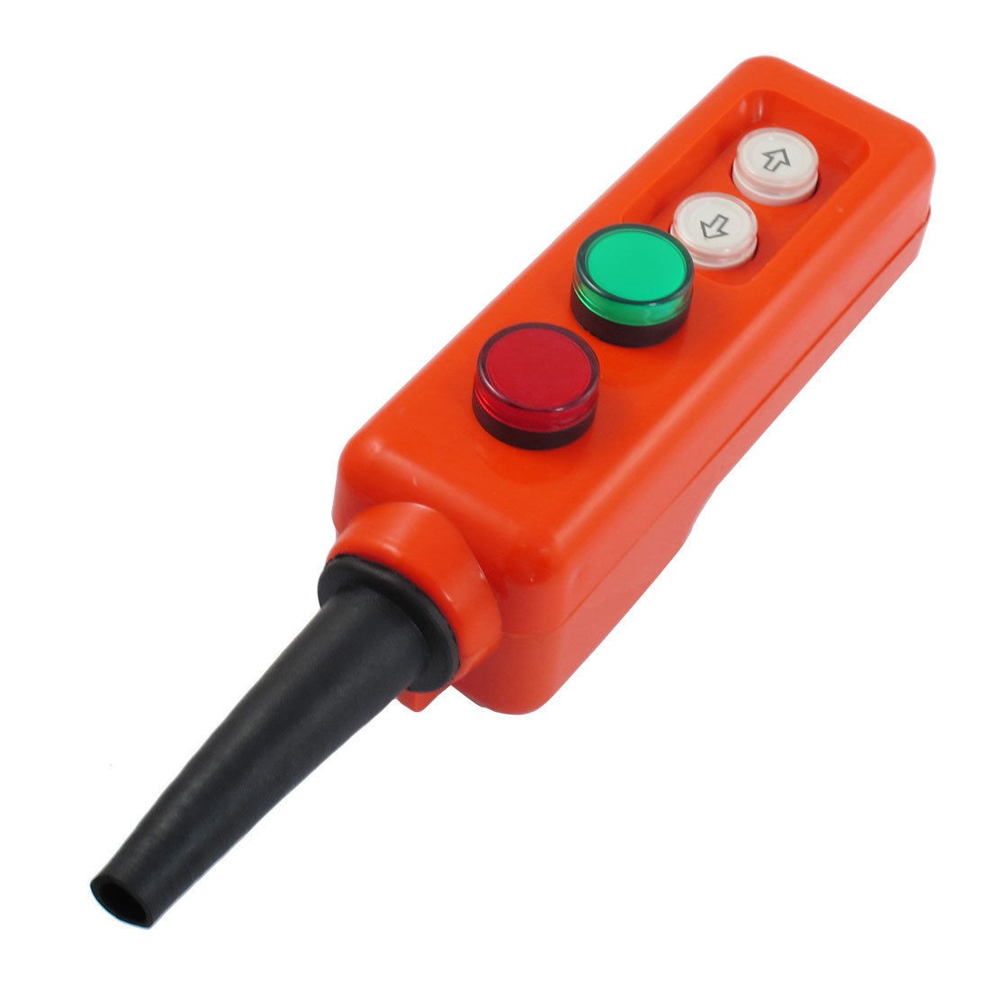Red Green LED Lamp Up-down Control Station Hoist Crane Pushbutton Switch AC 380V