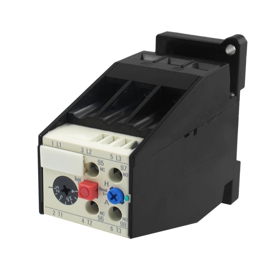 AC 2.5A - 4A Motor Protection Thermal Overload Relay 1 NO 1 NC