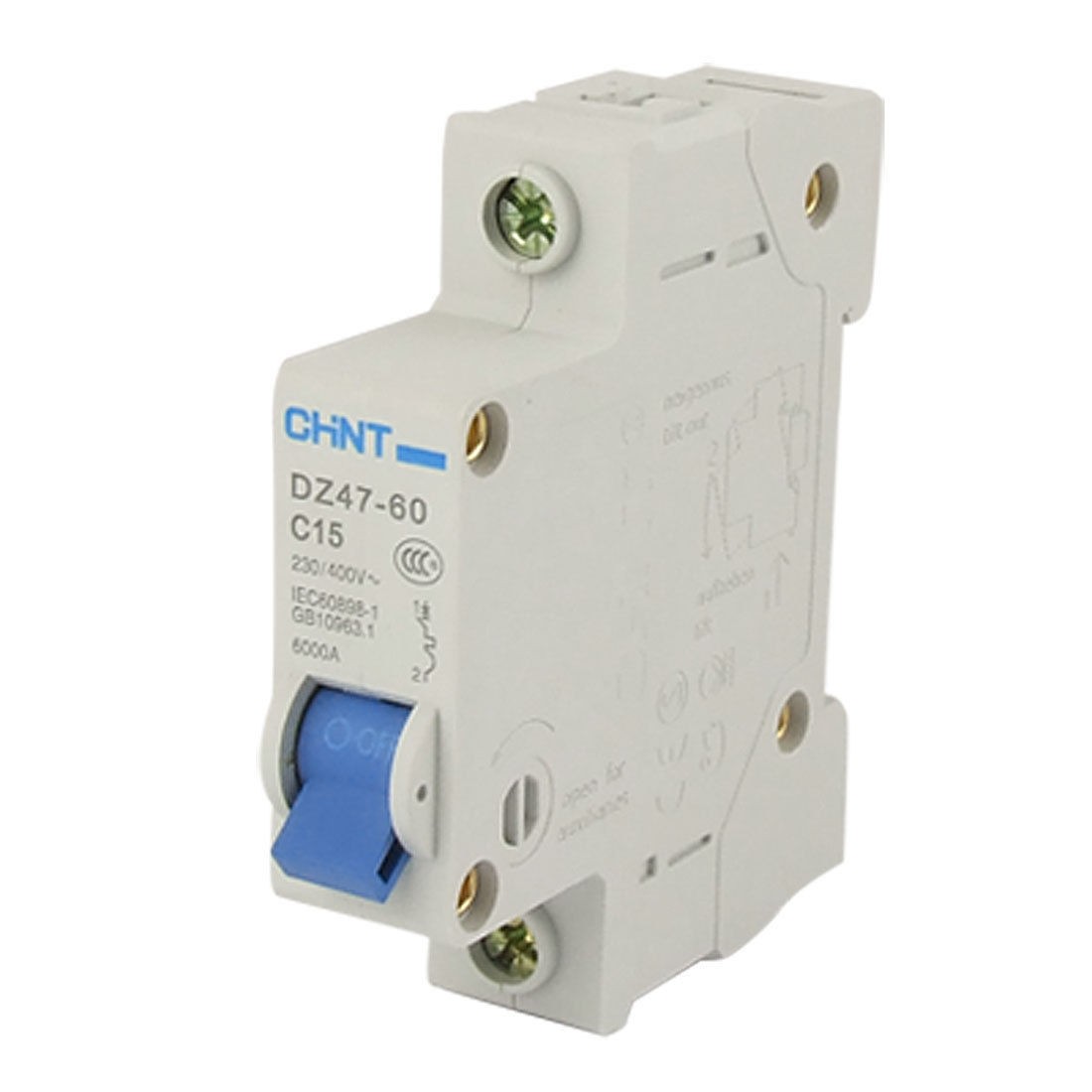 DZ47-60 15A Single Pole MCB Miniature Circuit Breaker