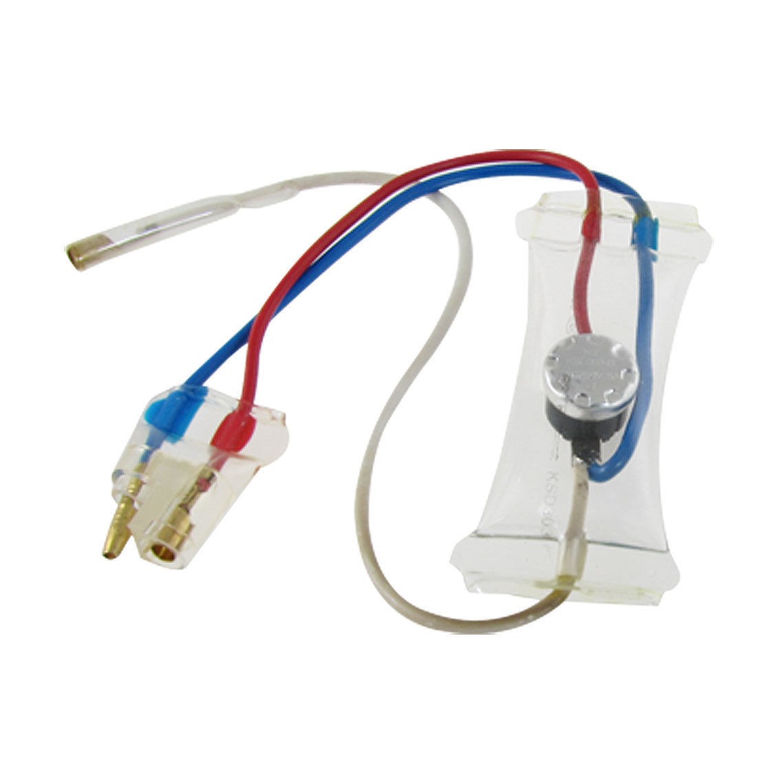 KSD303-B 3 Wire Lead -7C Normal Open Refrigerator Defrost Thermostat 250V 6A